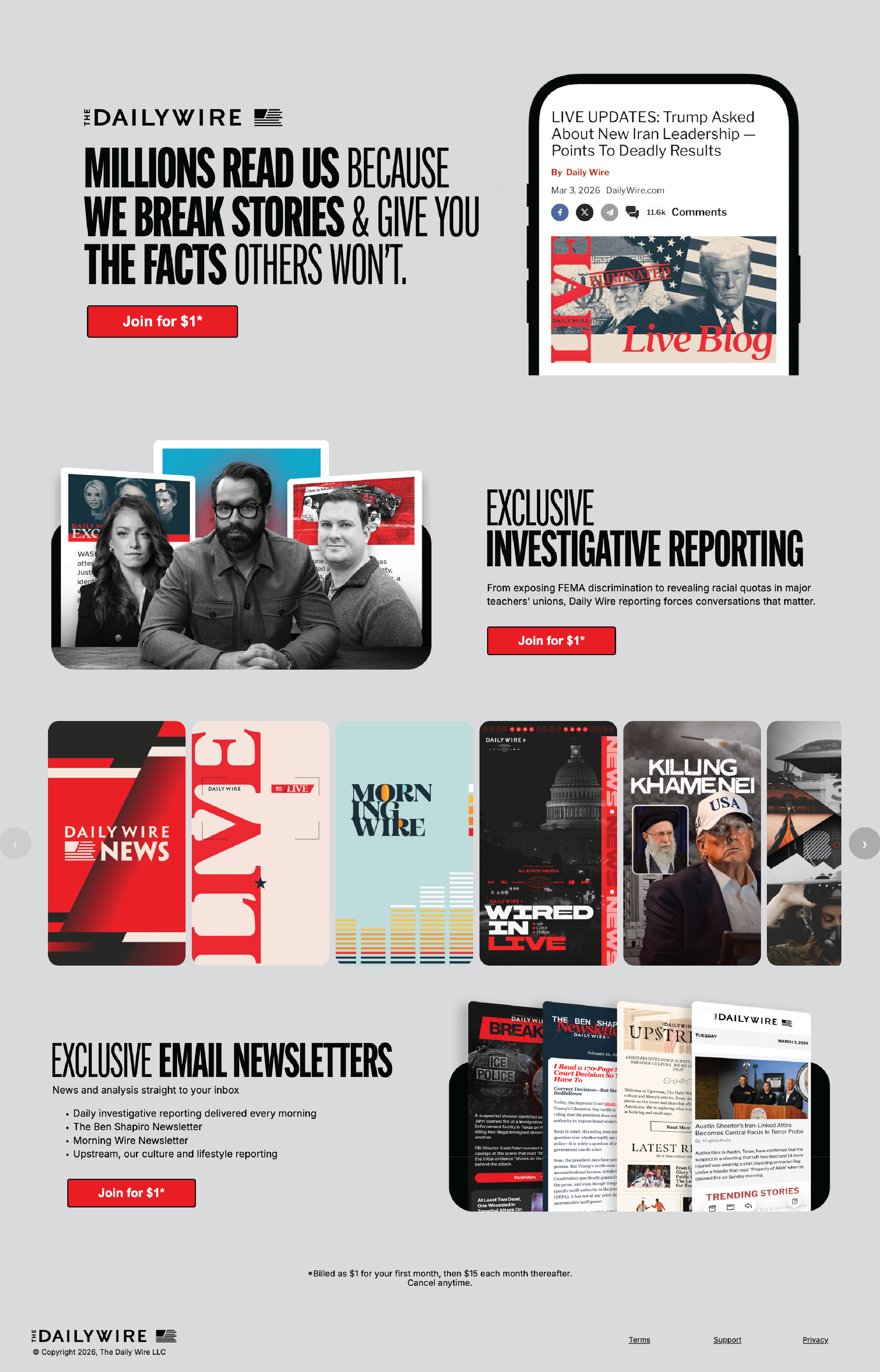 Readers Pass Landing Page