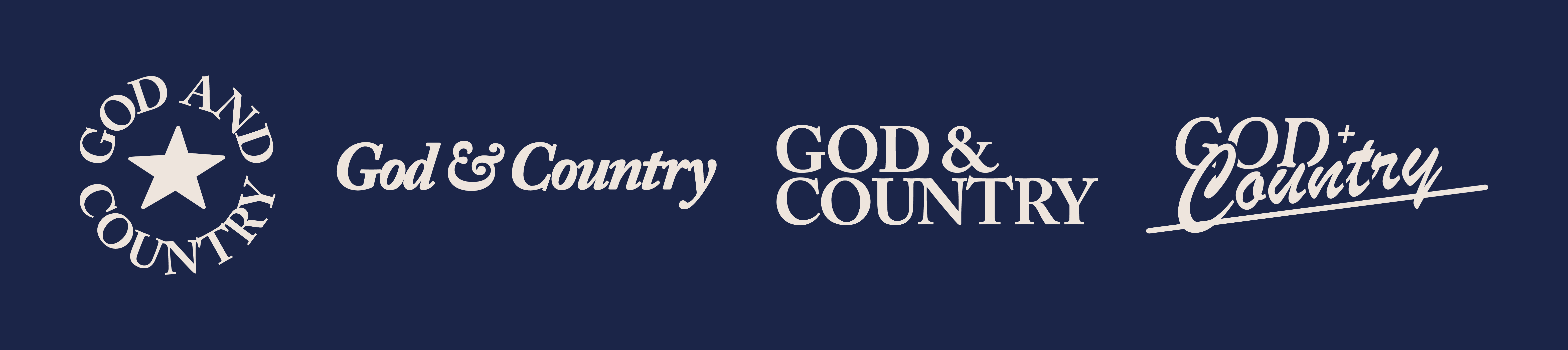 God & Country Logos