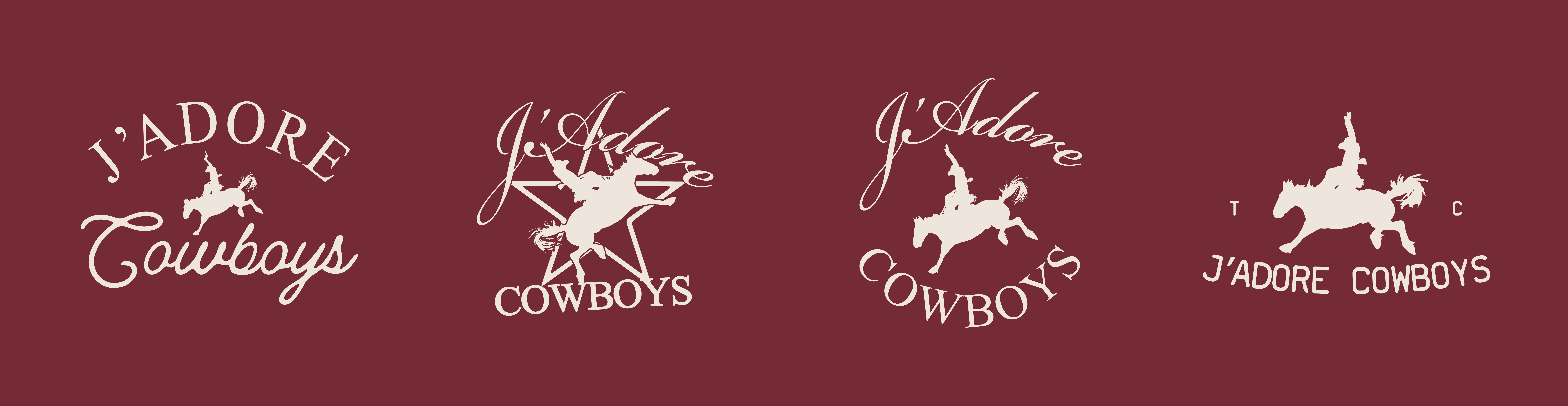 J'Adore Cowboys Logos