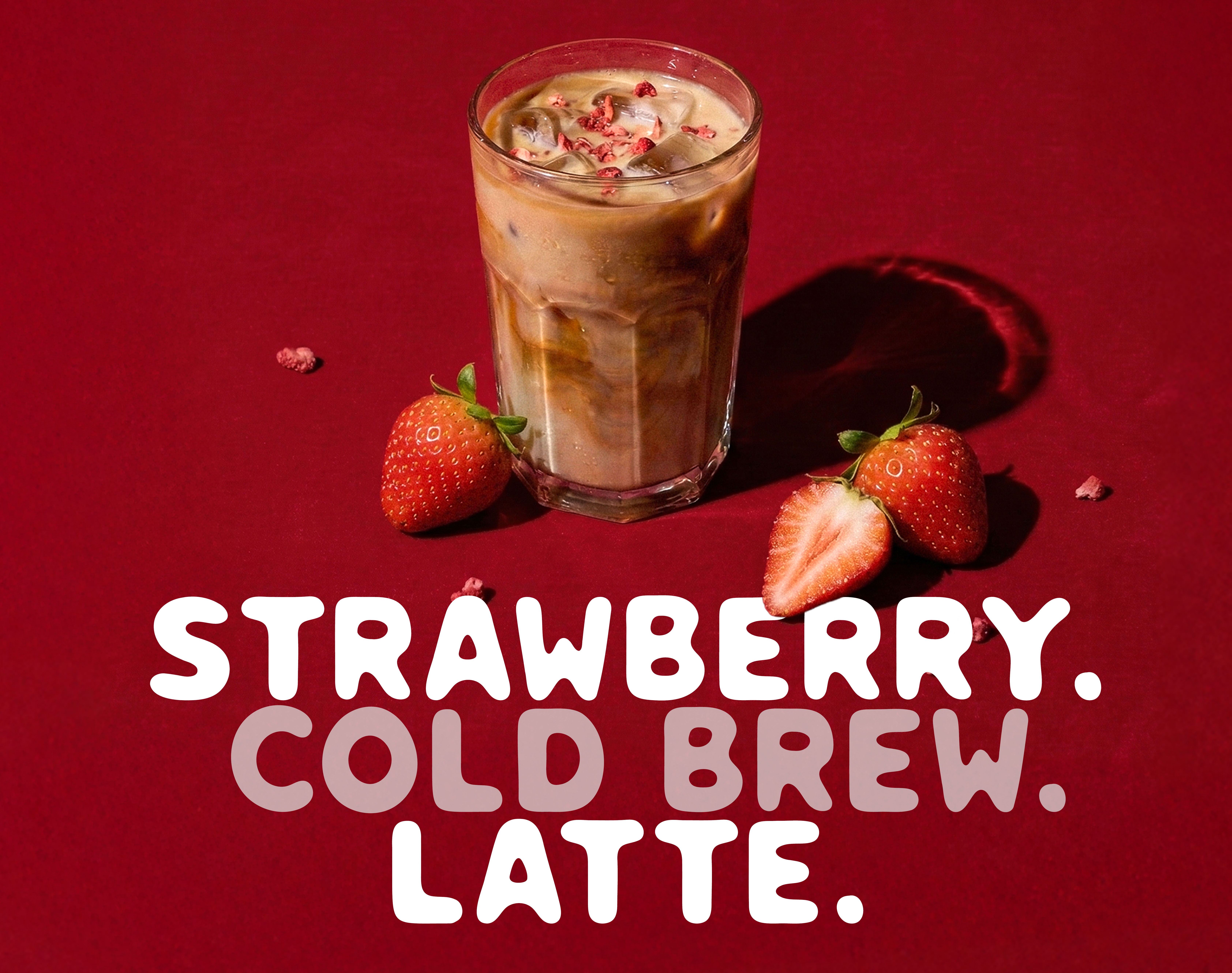 Rolling Hills Strawberry Latte